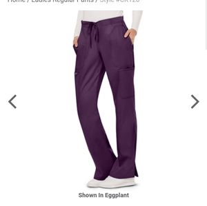 Cherokee work wear pants XLP eggplant